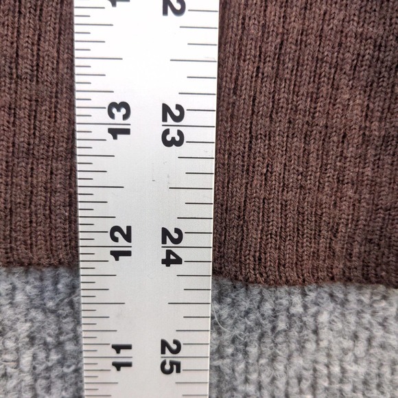 Carole Little Womens Pullover Knit Turtleneck Sweater Brown Large Italian Merino - Picture 13 of 14